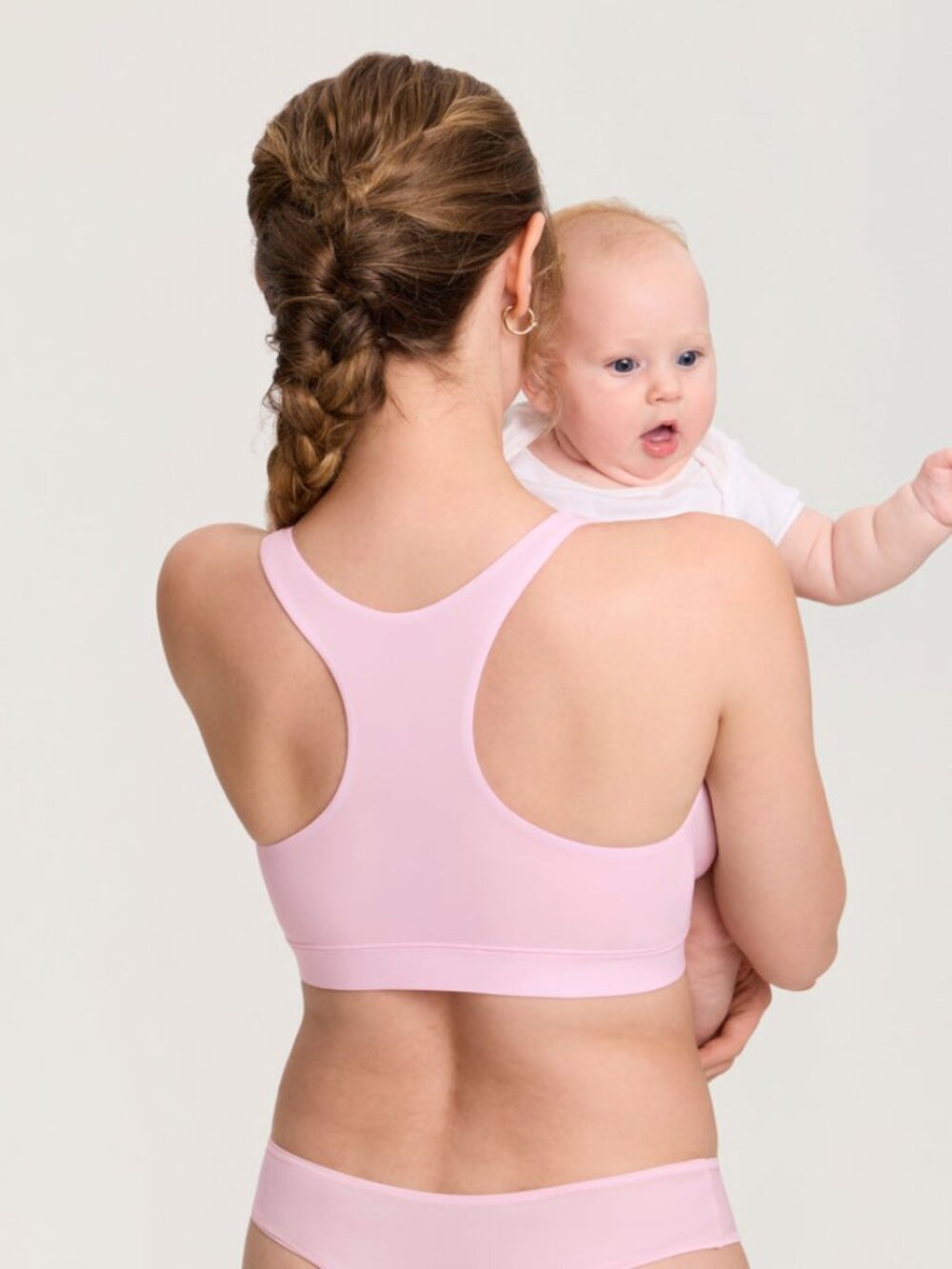 Inbarely® Crossover Racerback Nursing Bra - Picture 3 of 5